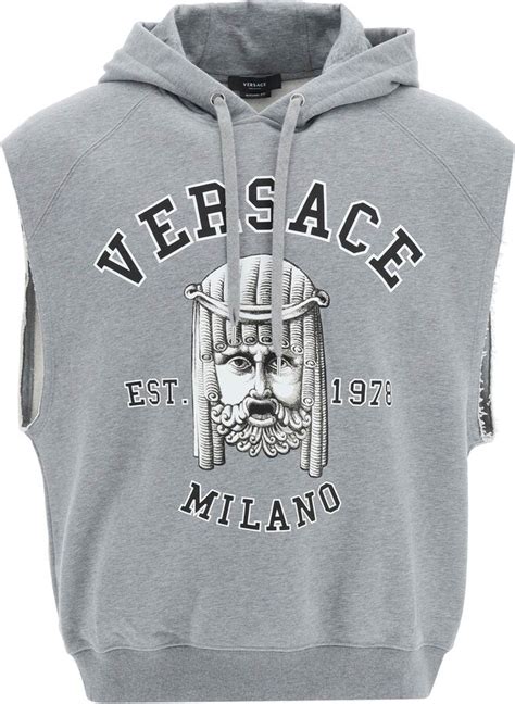 la maschera versace|Versace Slashed La Maschera Logo Sweatshirt .